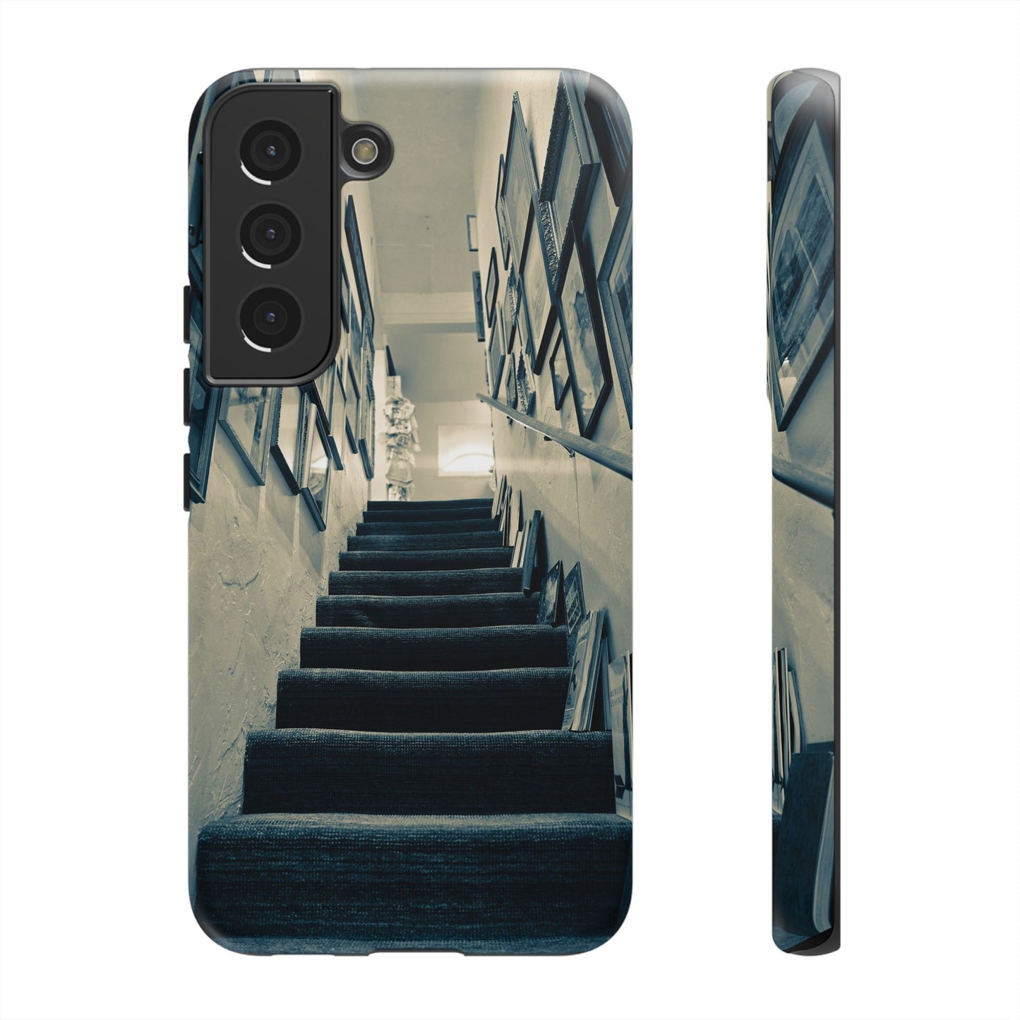Vintage Style Tough Cases: Artistic Phone Case with Stairway Design, Unique Mobile Cover, Creative Gift for Art Lovers, Stylish Accessory