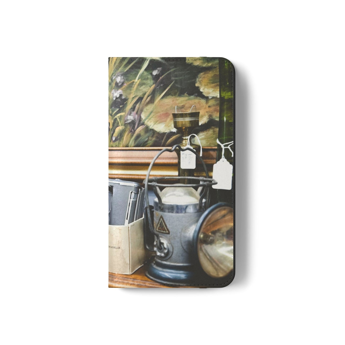 Vintage Camera Flip Case - Retro Style Phone Wallet Cover