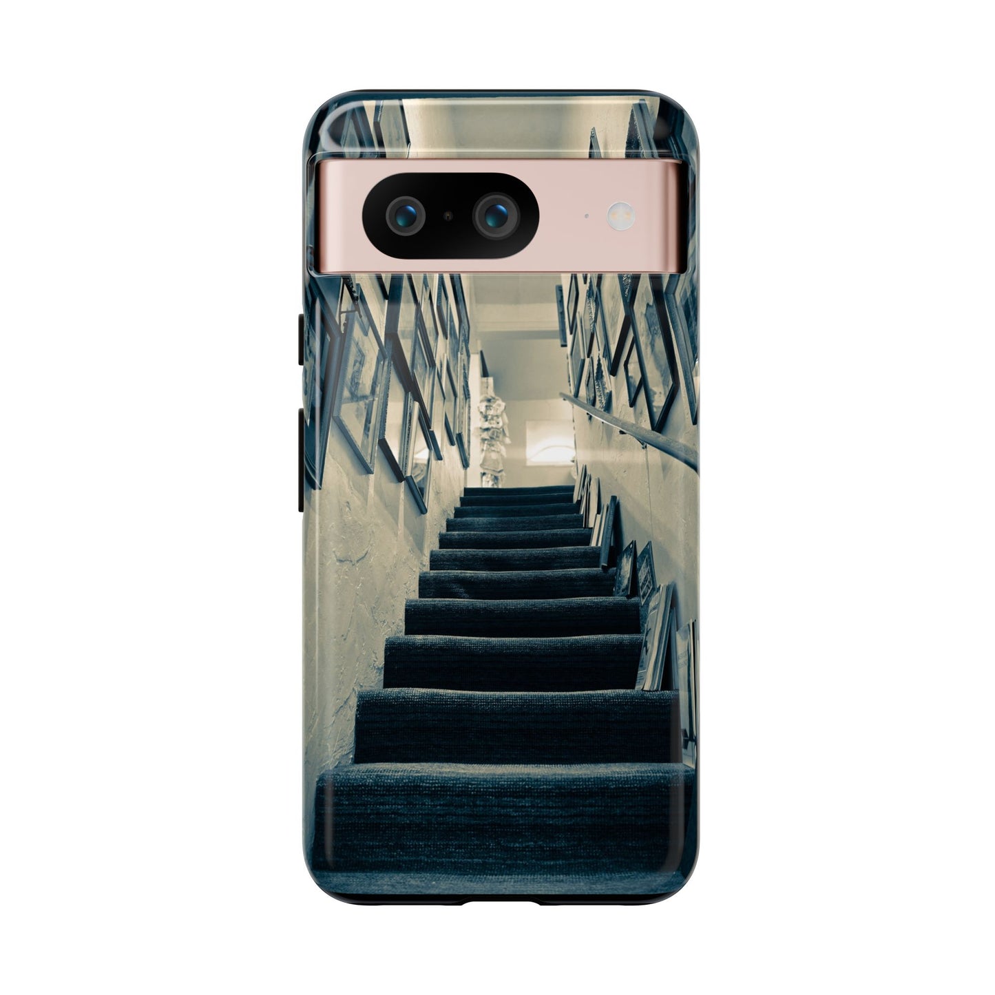 Vintage Style Tough Cases: Artistic Phone Case with Stairway Design, Unique Mobile Cover, Creative Gift for Art Lovers, Stylish Accessory