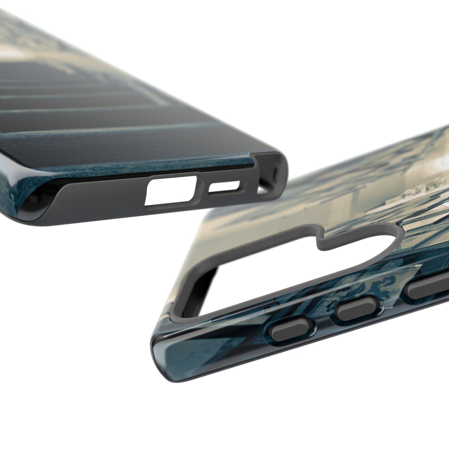 Vintage Style Tough Cases: Artistic Phone Case with Stairway Design, Unique Mobile Cover, Creative Gift for Art Lovers, Stylish Accessory