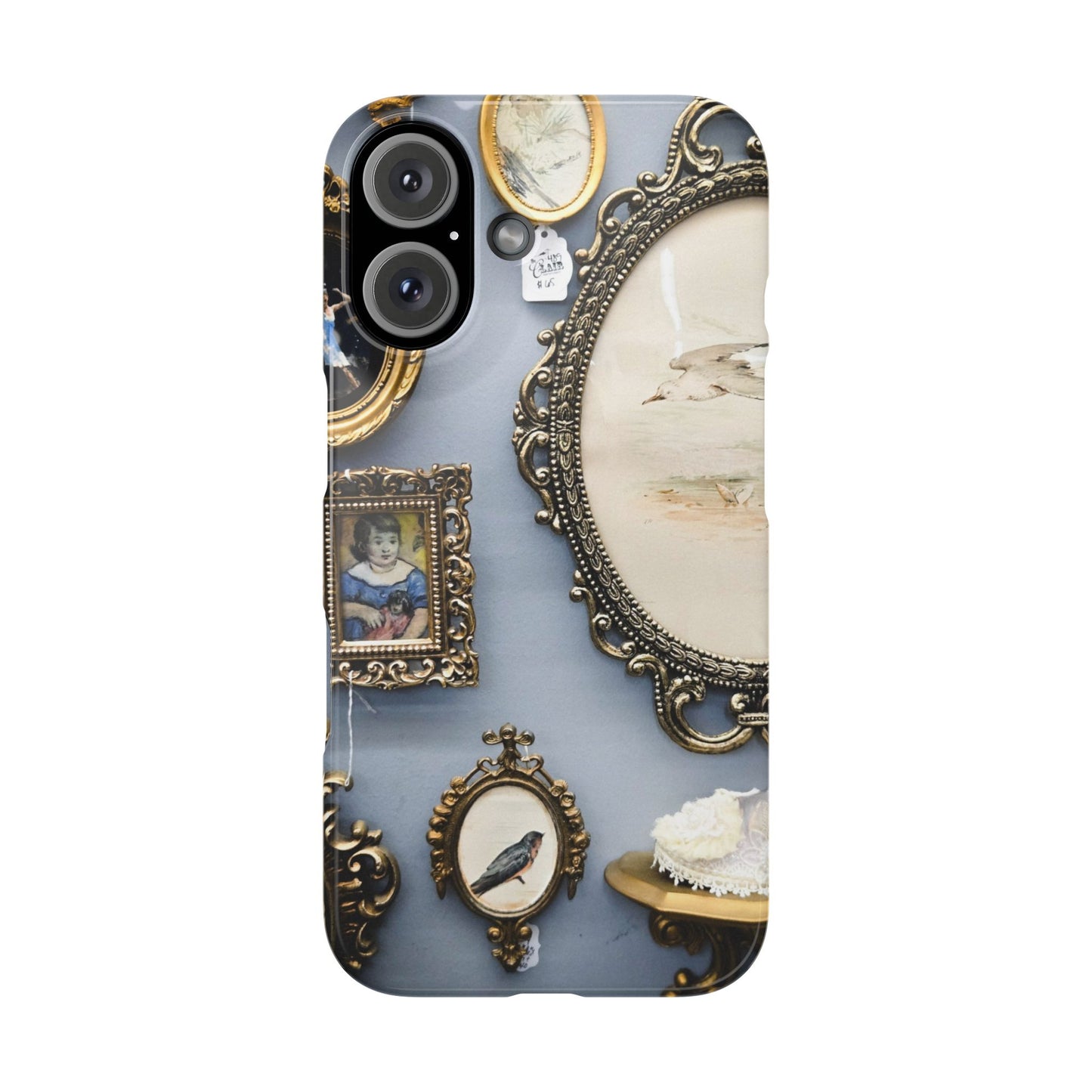 Framed Beauty Slim Phone Case – Vintage with a Twist