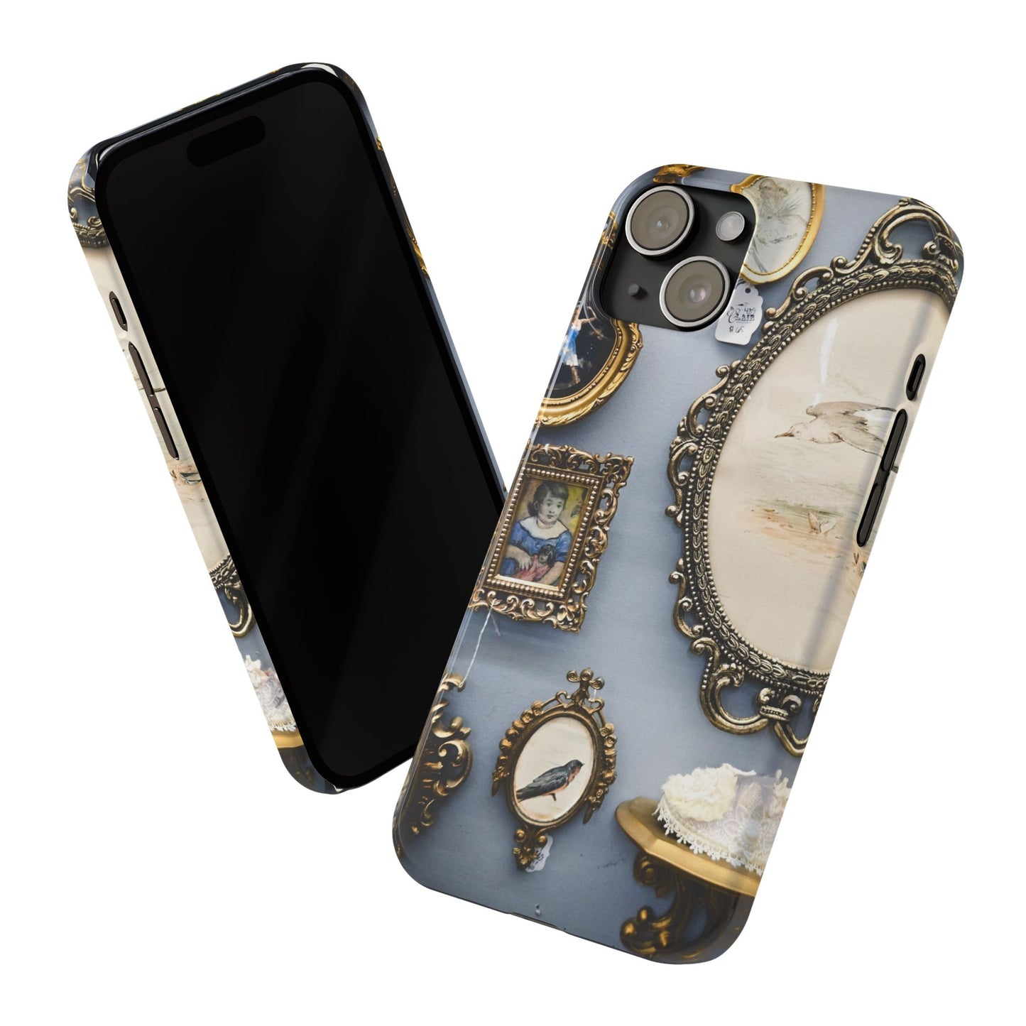 Framed Beauty Slim Phone Case – Vintage with a Twist