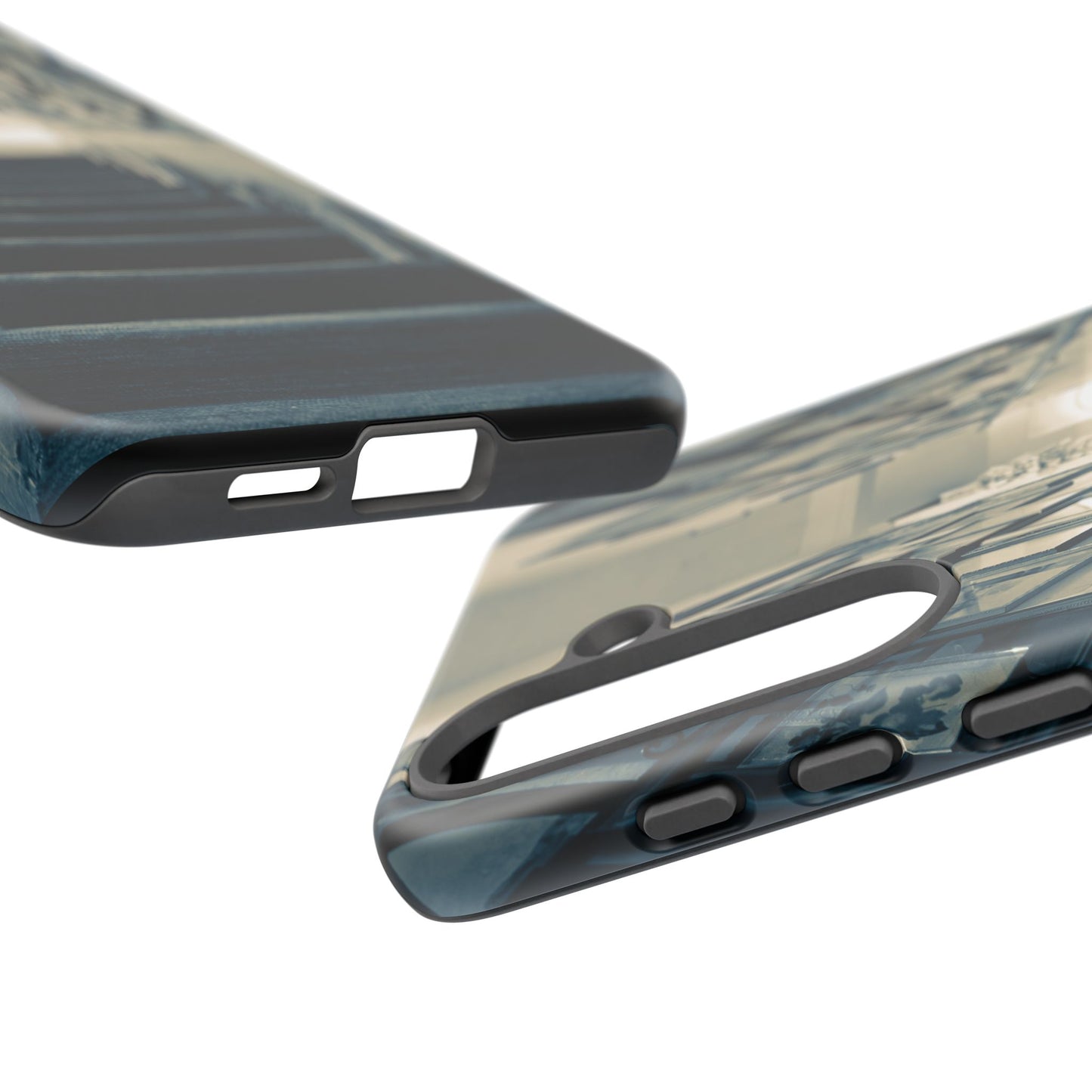 Vintage Style Tough Cases: Artistic Phone Case with Stairway Design, Unique Mobile Cover, Creative Gift for Art Lovers, Stylish Accessory