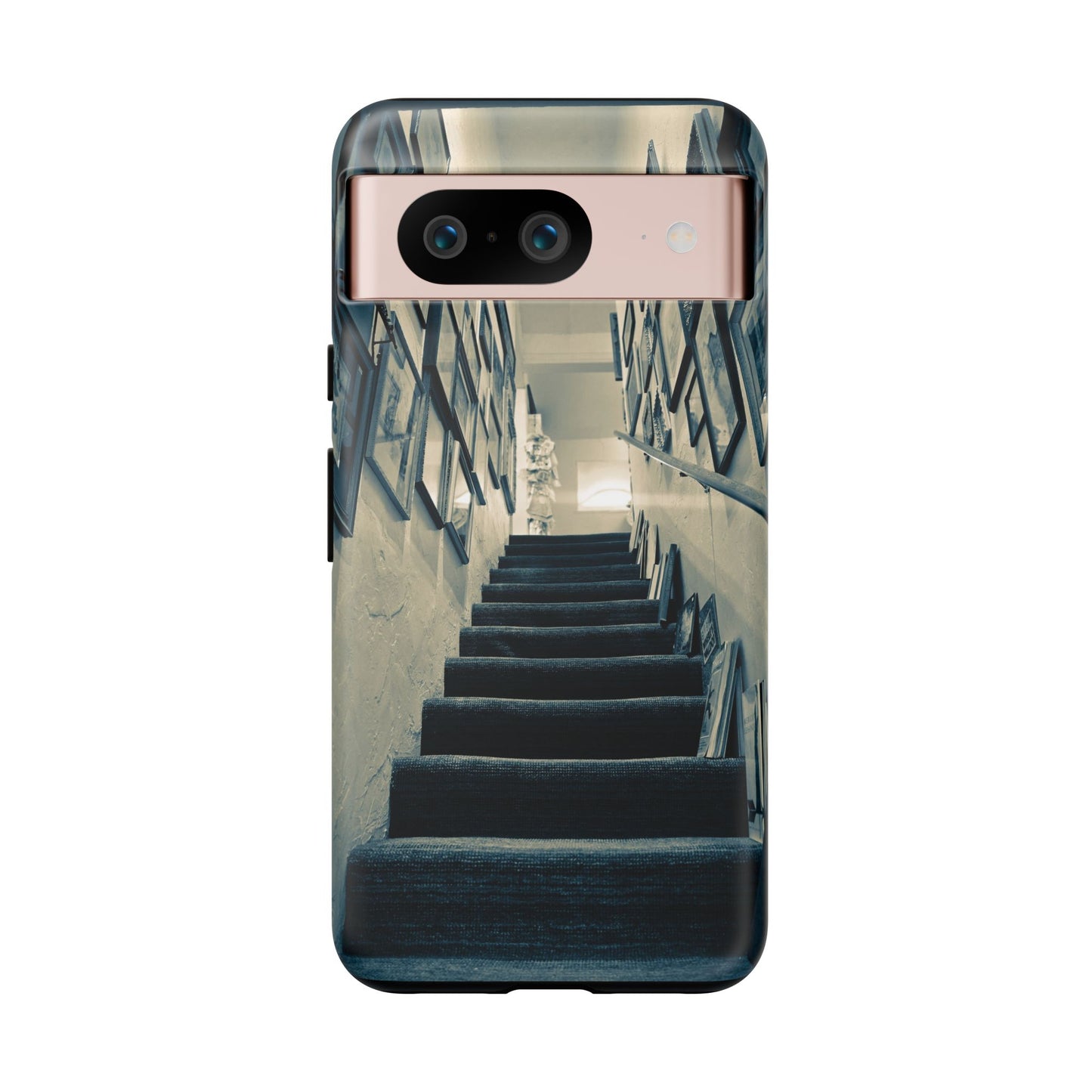 Vintage Style Tough Cases: Artistic Phone Case with Stairway Design, Unique Mobile Cover, Creative Gift for Art Lovers, Stylish Accessory