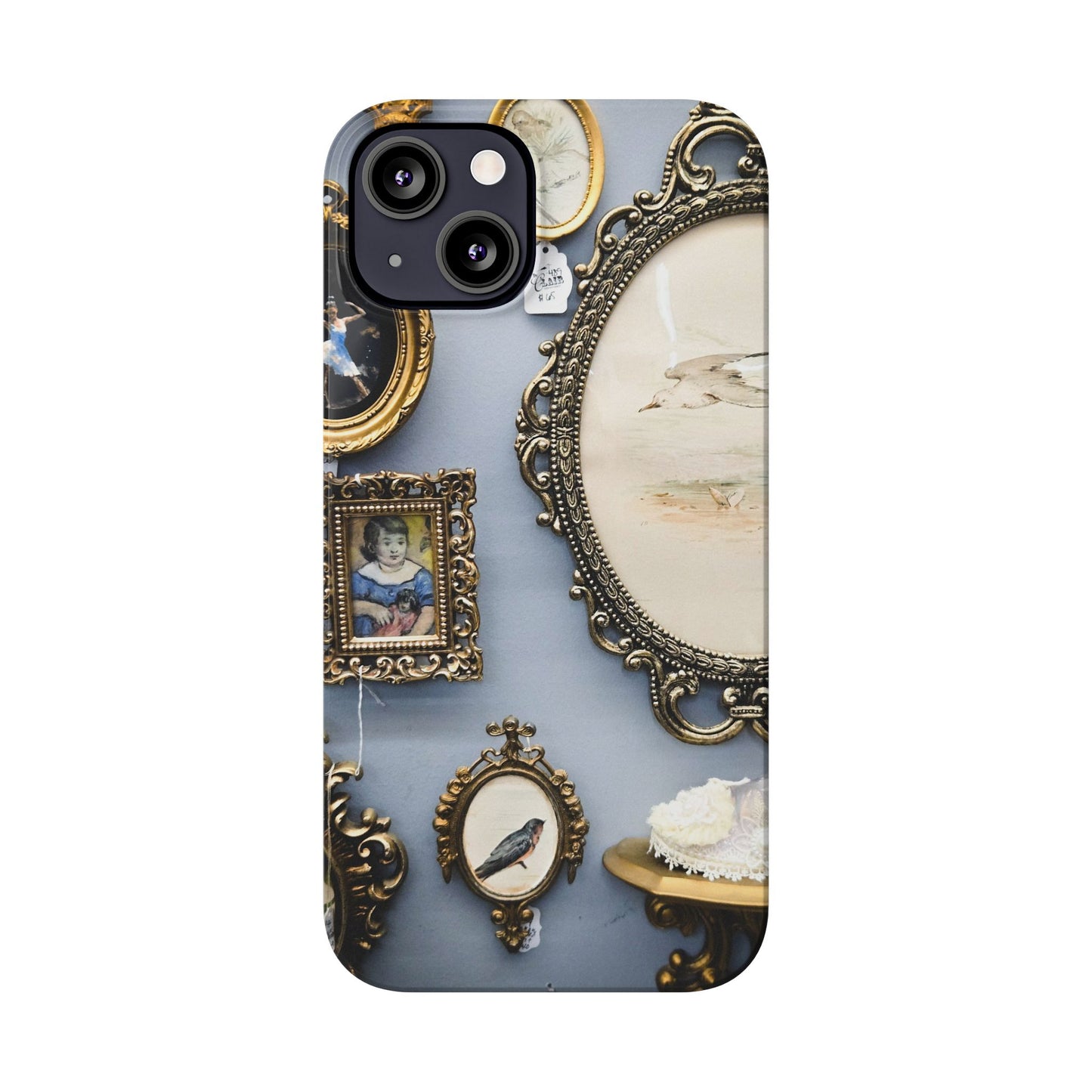 Framed Beauty Slim Phone Case – Vintage with a Twist