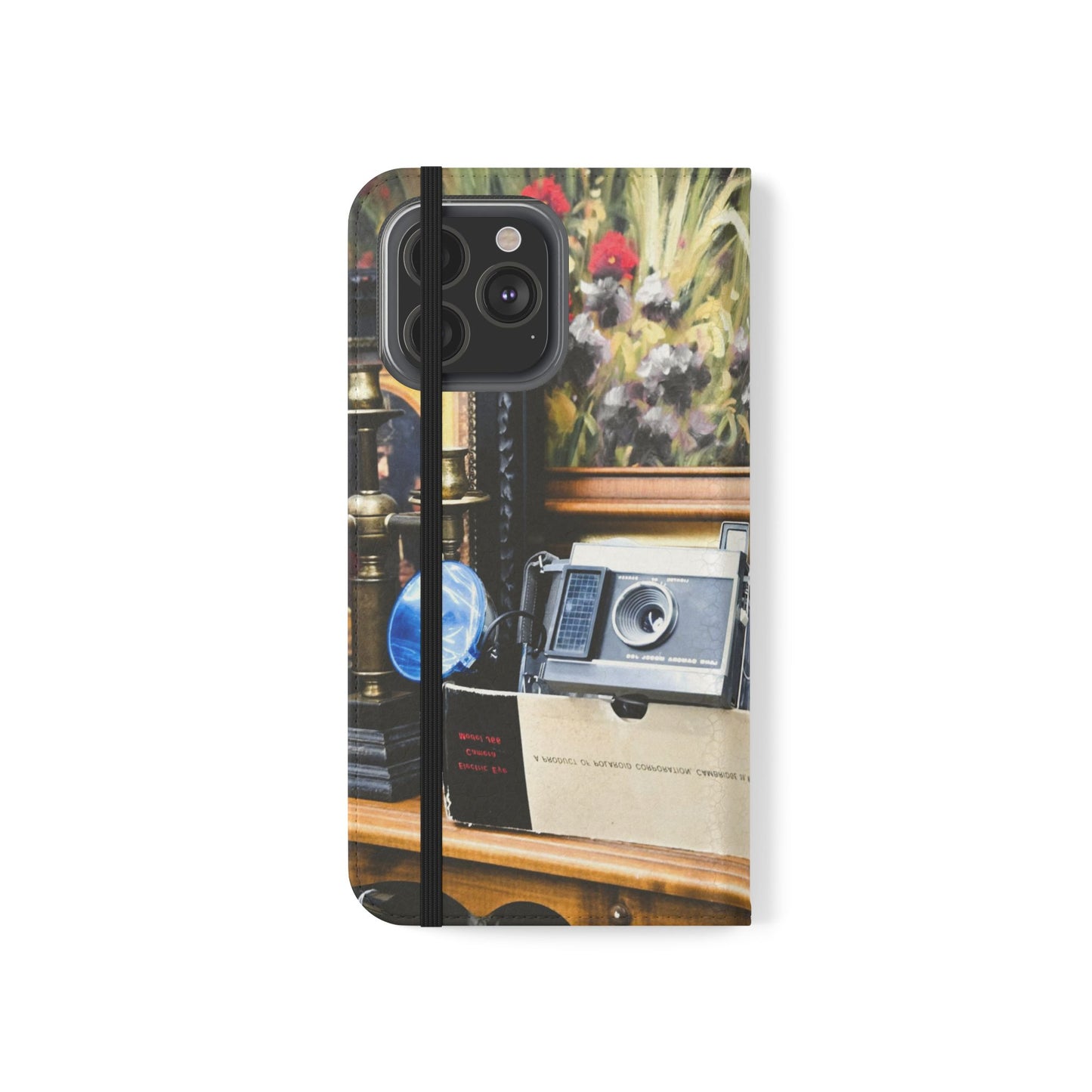 Vintage Camera Flip Case - Retro Style Phone Wallet Cover