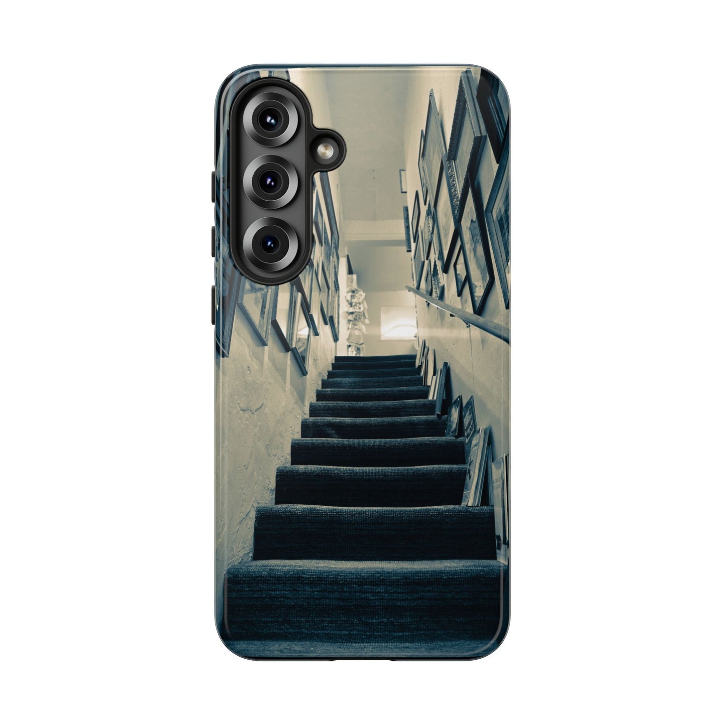 Vintage Style Tough Cases: Artistic Phone Case with Stairway Design, Unique Mobile Cover, Creative Gift for Art Lovers, Stylish Accessory