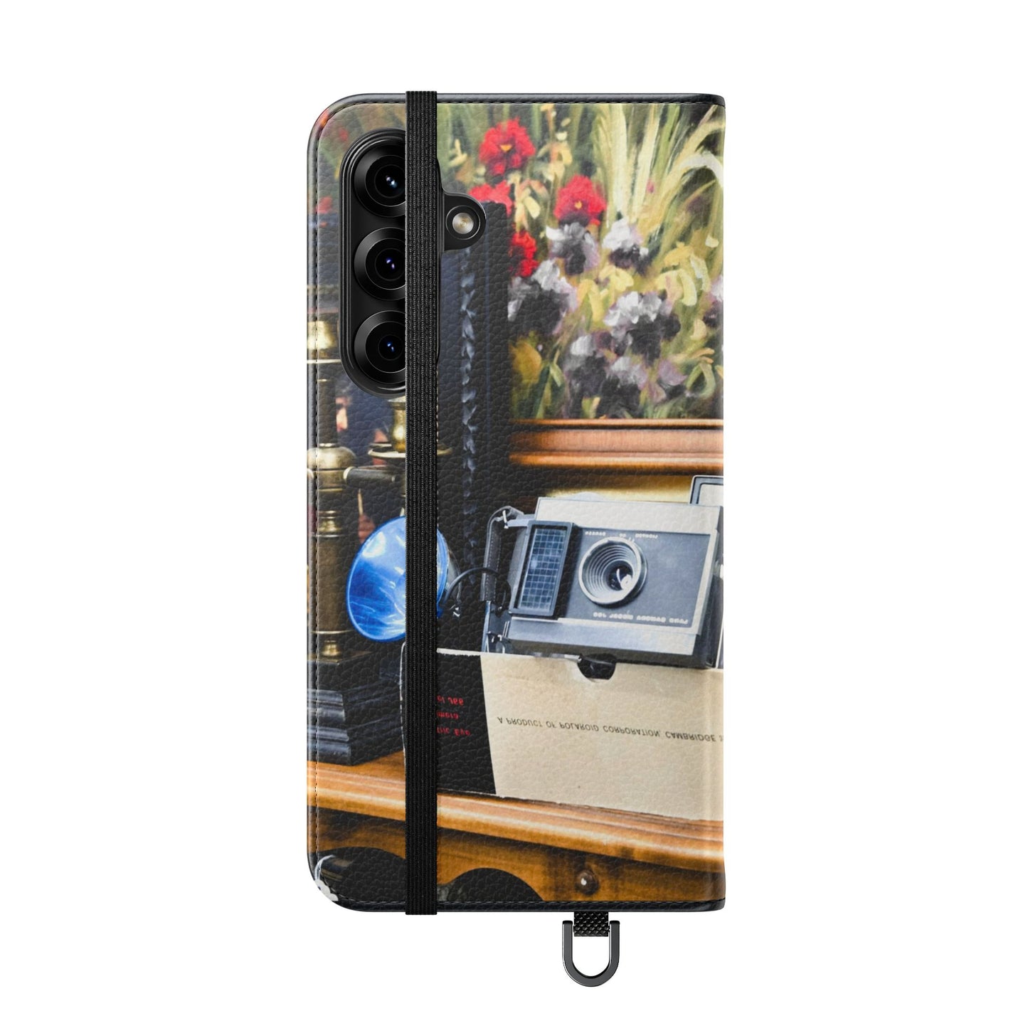 Vintage Camera Flip Case - Retro Style Phone Wallet Cover