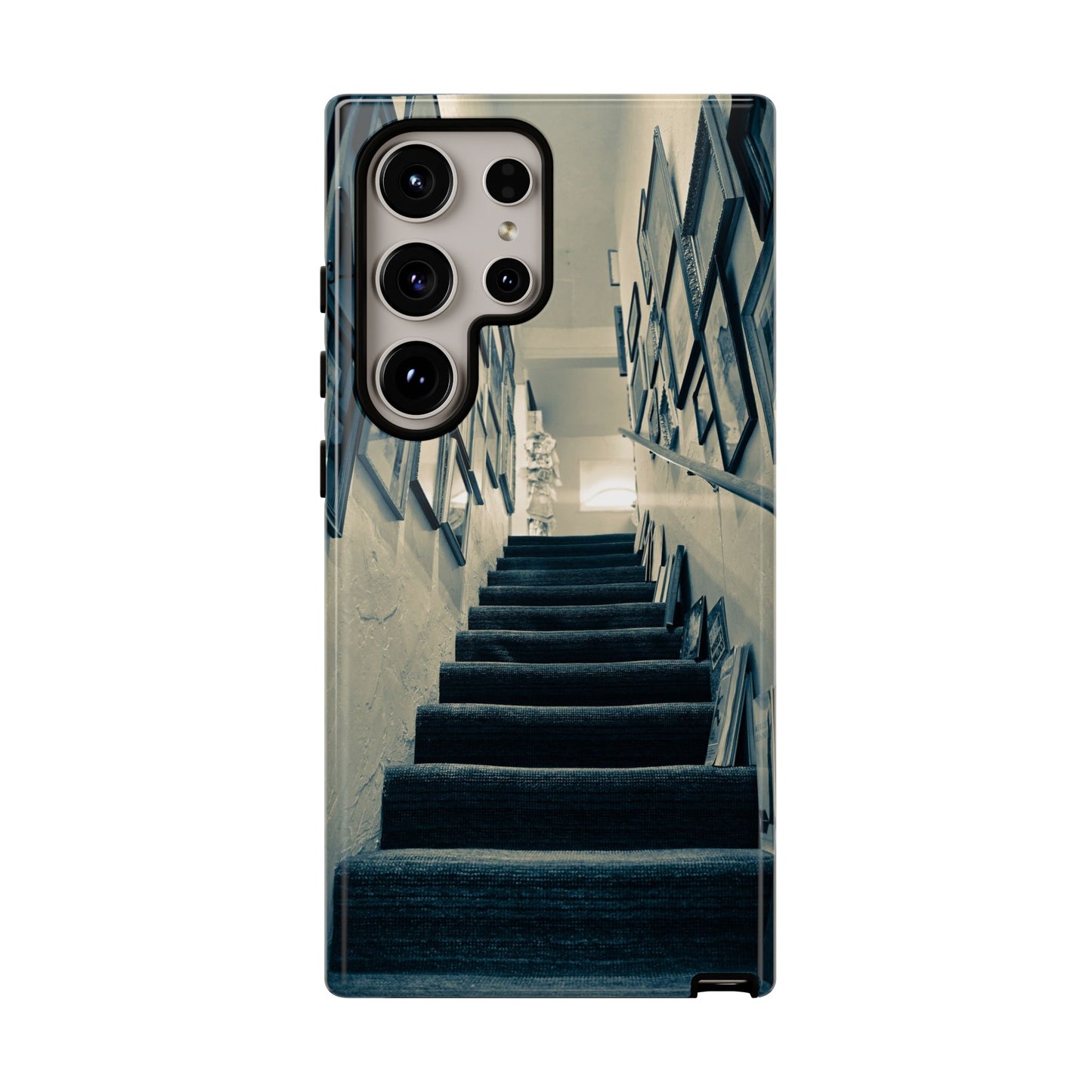 Vintage Style Tough Cases: Artistic Phone Case with Stairway Design, Unique Mobile Cover, Creative Gift for Art Lovers, Stylish Accessory