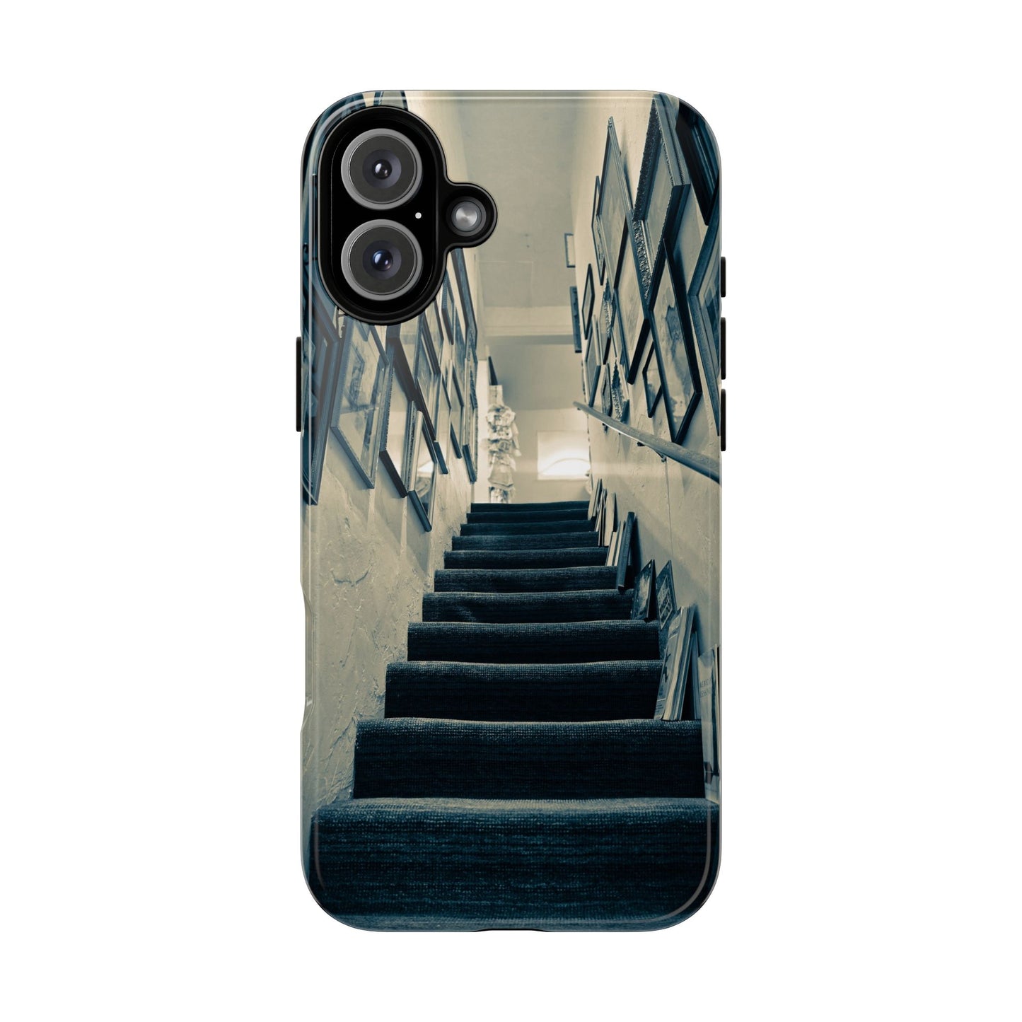Vintage Style Tough Cases: Artistic Phone Case with Stairway Design, Unique Mobile Cover, Creative Gift for Art Lovers, Stylish Accessory