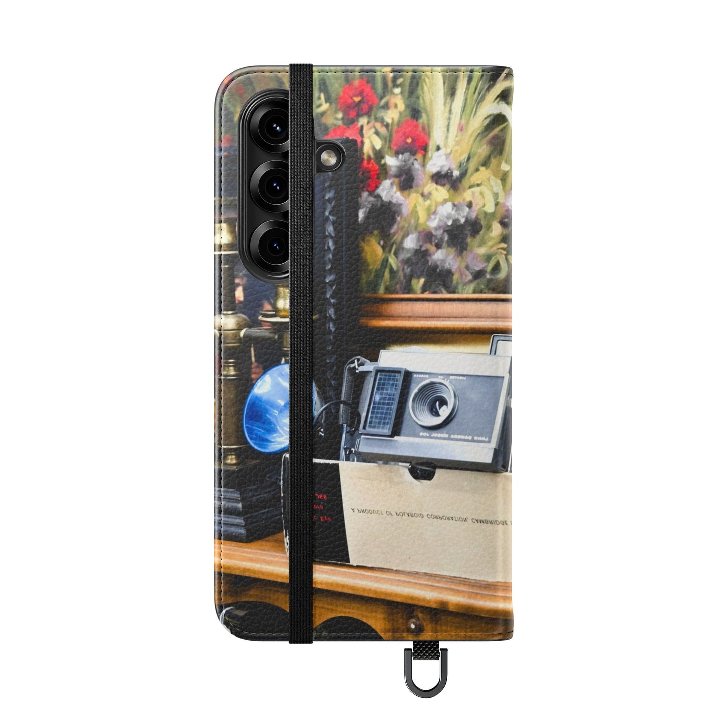 Vintage Camera Flip Case - Retro Style Phone Wallet Cover