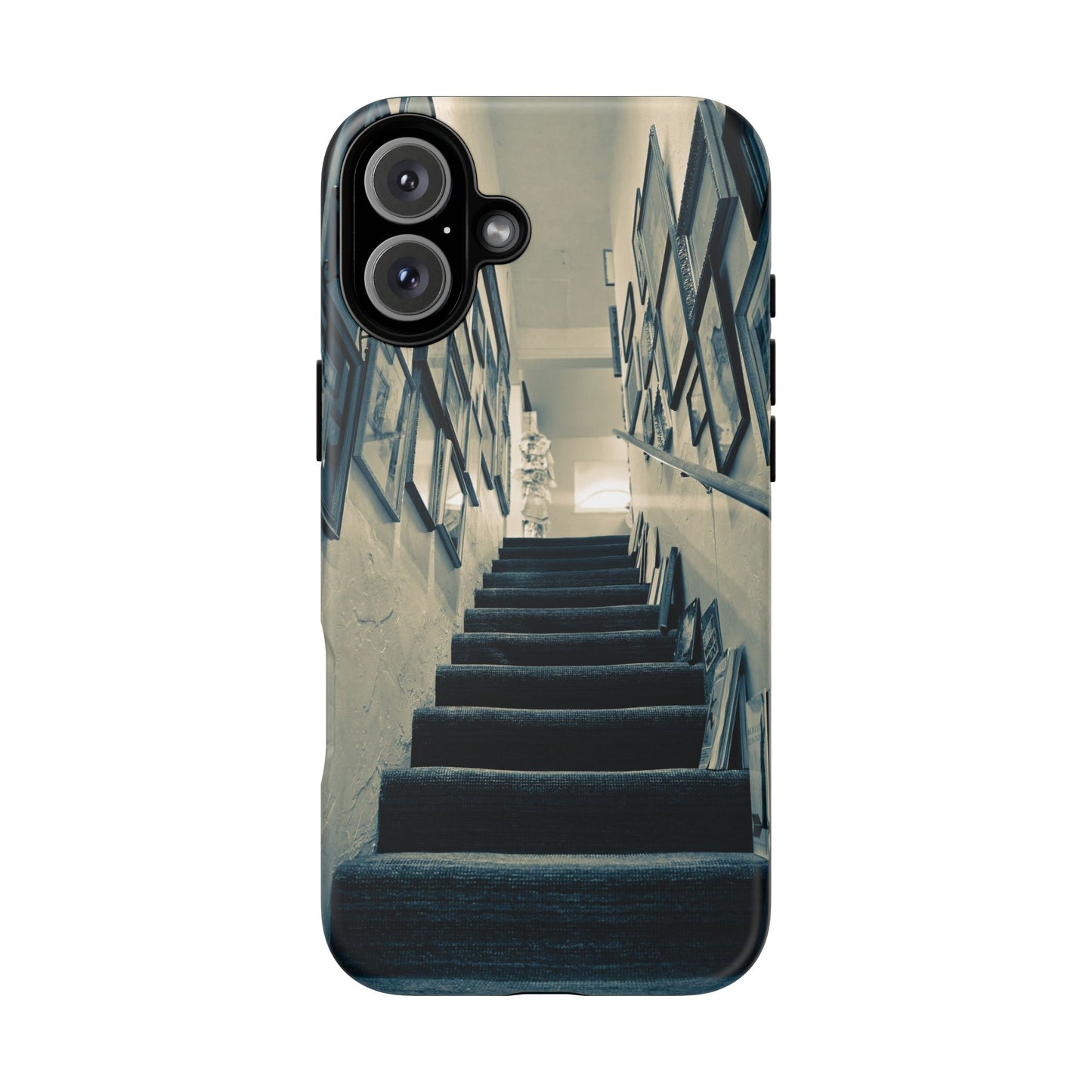 Vintage Style Tough Cases: Artistic Phone Case with Stairway Design, Unique Mobile Cover, Creative Gift for Art Lovers, Stylish Accessory