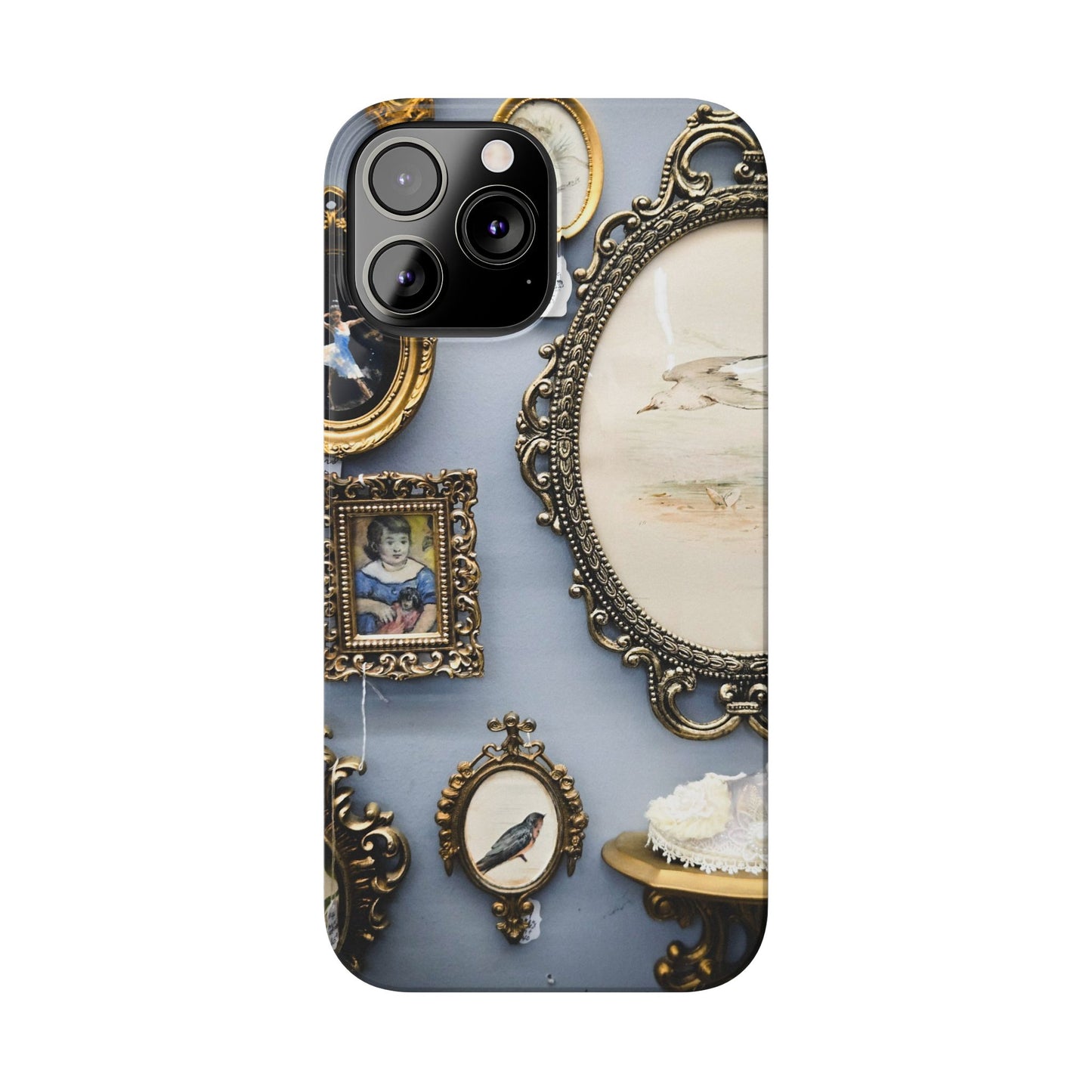 Framed Beauty Slim Phone Case – Vintage with a Twist