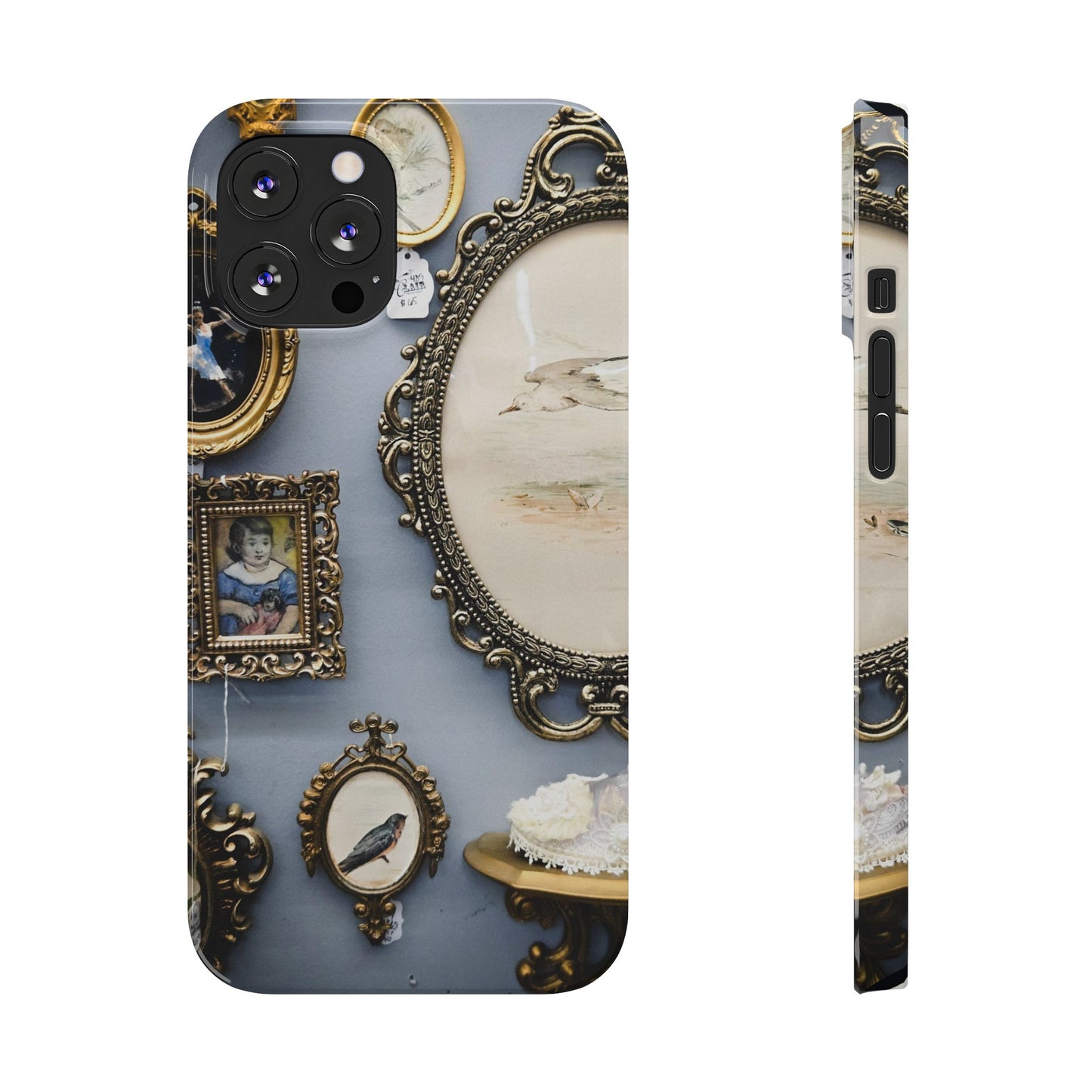 Framed Beauty Slim Phone Case – Vintage with a Twist
