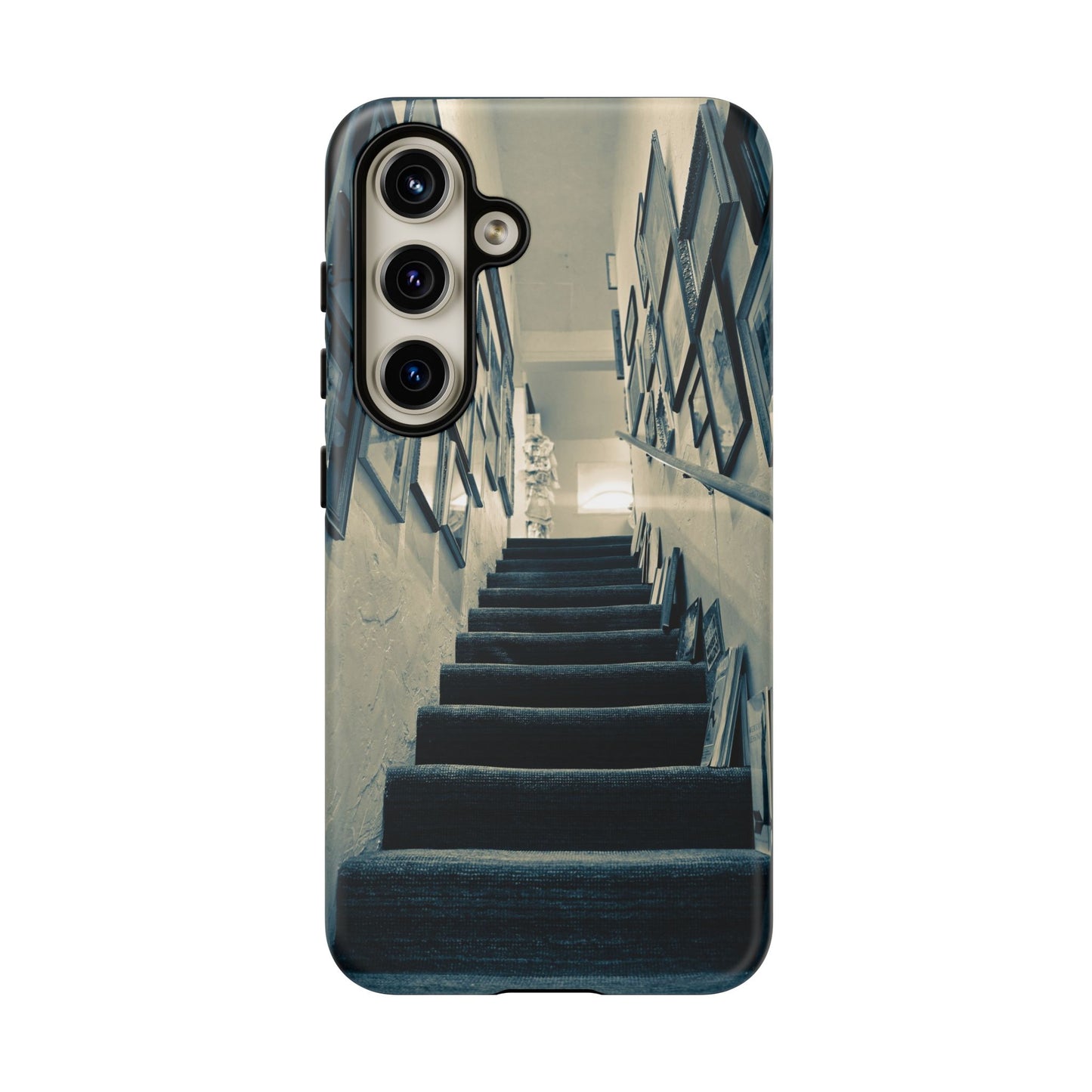 Vintage Style Tough Cases: Artistic Phone Case with Stairway Design, Unique Mobile Cover, Creative Gift for Art Lovers, Stylish Accessory