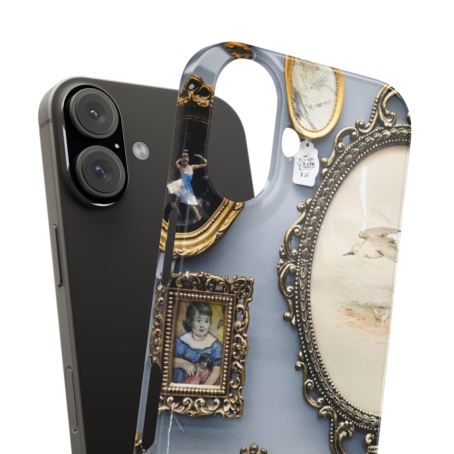 Framed Beauty Slim Phone Case – Vintage with a Twist
