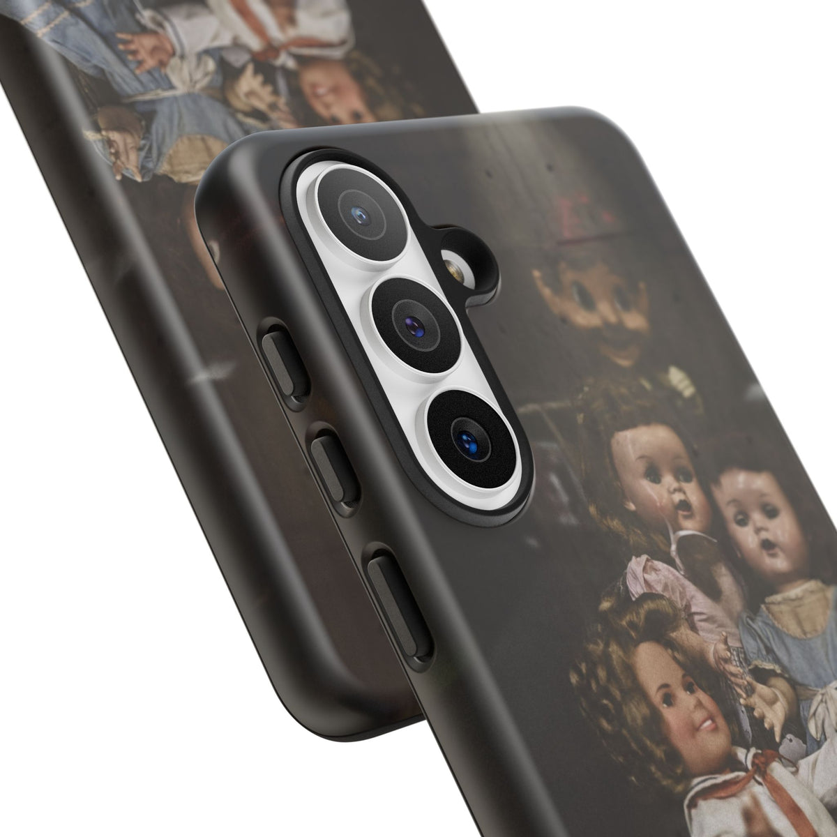 Personalized Creepy Doll Tough Phone Case – Gothic Vintage Graphic
