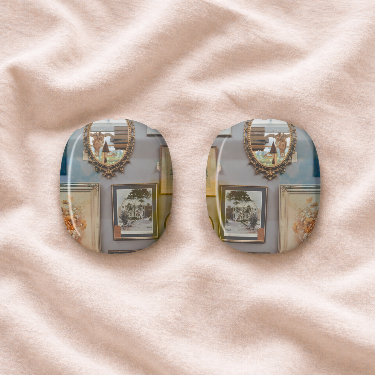 Cottagecore AirPods Max Shell Case, Vintage Gallery Wall Headphone Covers, Antique Mirror Gift