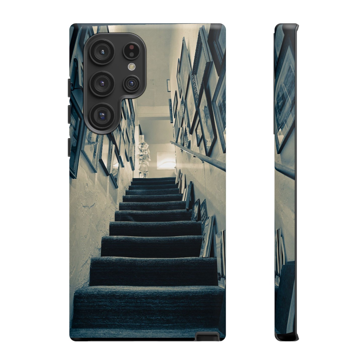 Vintage Style Tough Cases: Artistic Phone Case with Stairway Design, Unique Mobile Cover, Creative Gift for Art Lovers, Stylish Accessory