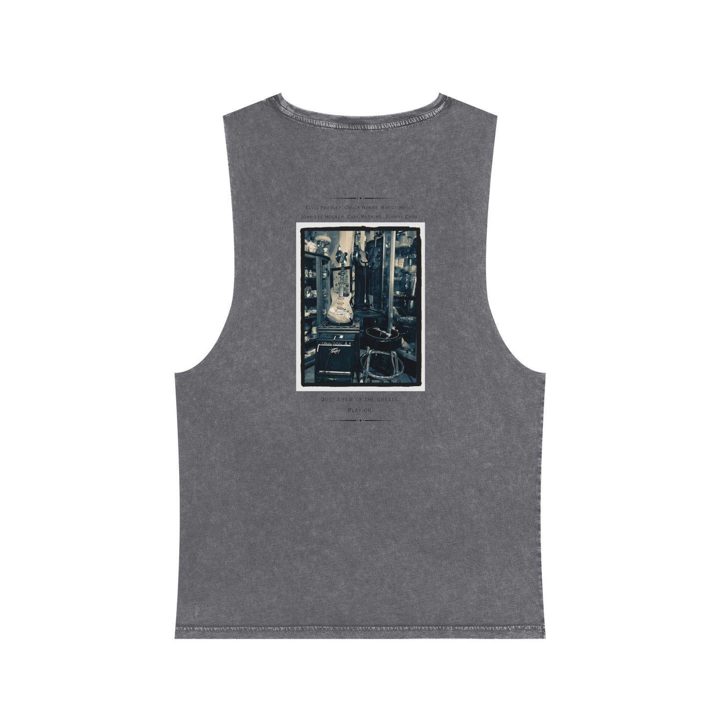 Guitar Greats, Relaxed Vintage Tank Top, Casual Summer Wear, Music Lover's Apparel, Unisex Gift, Outdoor Activities, Festival Outfit
