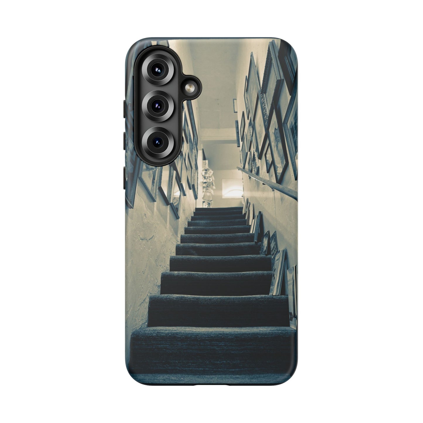 Vintage Style Tough Cases: Artistic Phone Case with Stairway Design, Unique Mobile Cover, Creative Gift for Art Lovers, Stylish Accessory