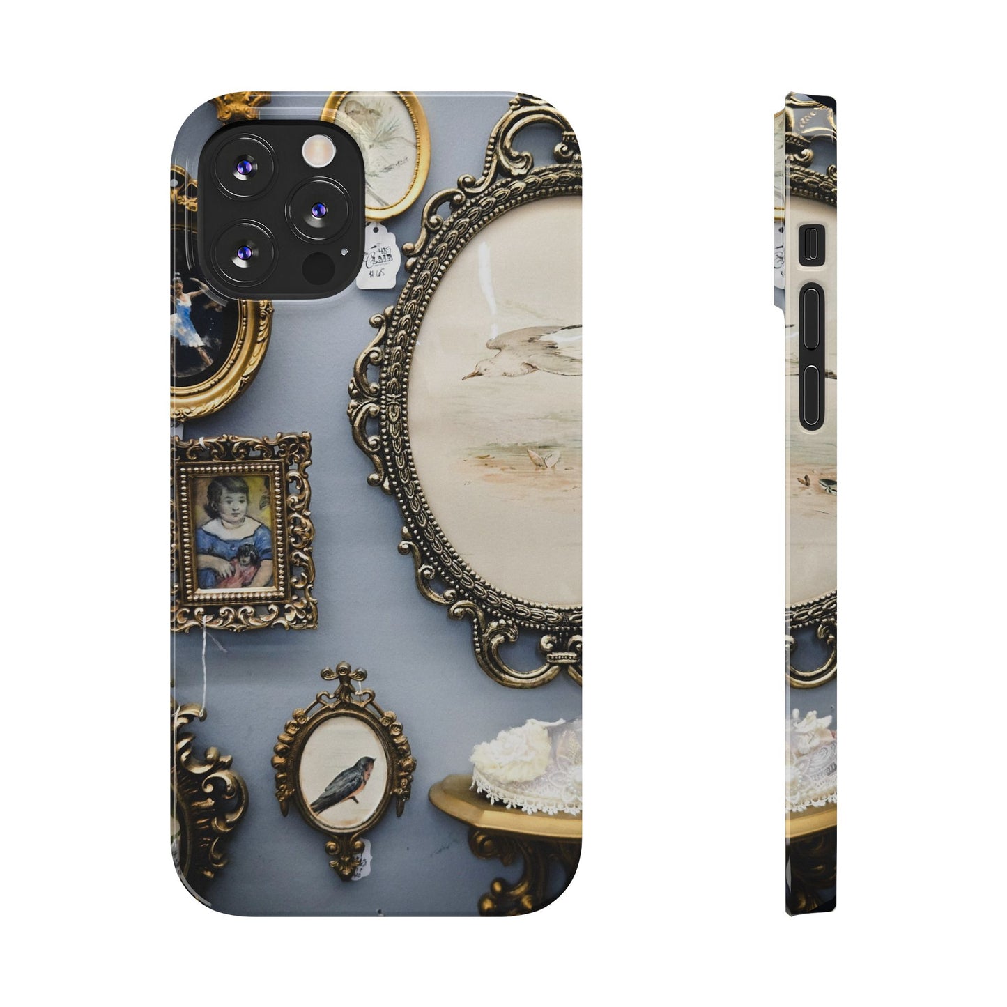 Framed Beauty Slim Phone Case – Vintage with a Twist