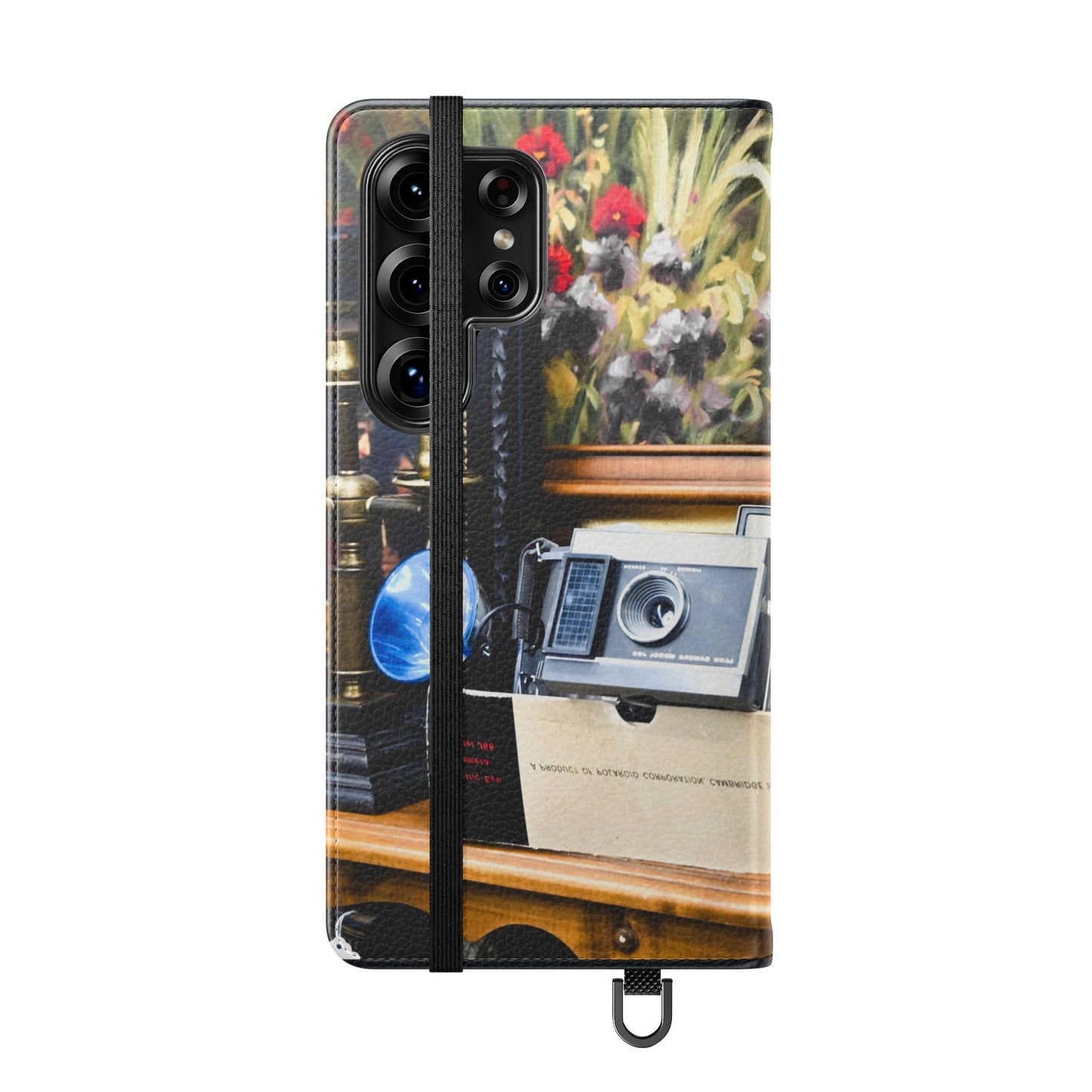 Vintage Camera Flip Case - Retro Style Phone Wallet Cover