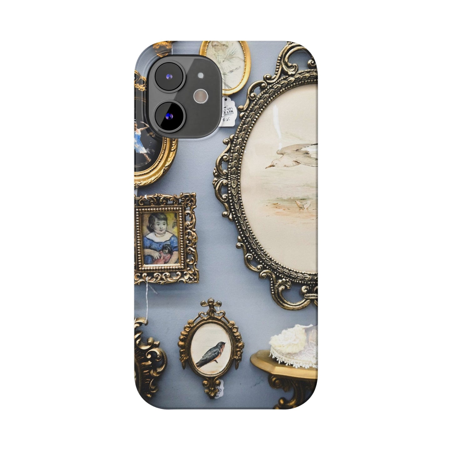 Framed Beauty Slim Phone Case – Vintage with a Twist