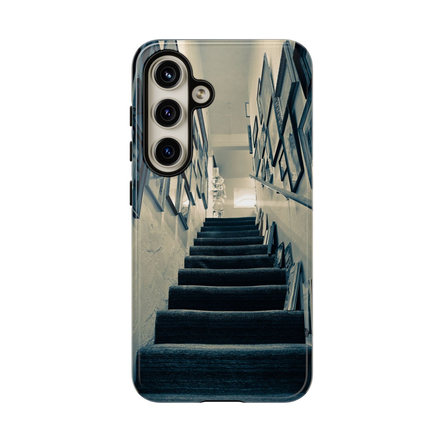 Vintage Style Tough Cases: Artistic Phone Case with Stairway Design, Unique Mobile Cover, Creative Gift for Art Lovers, Stylish Accessory