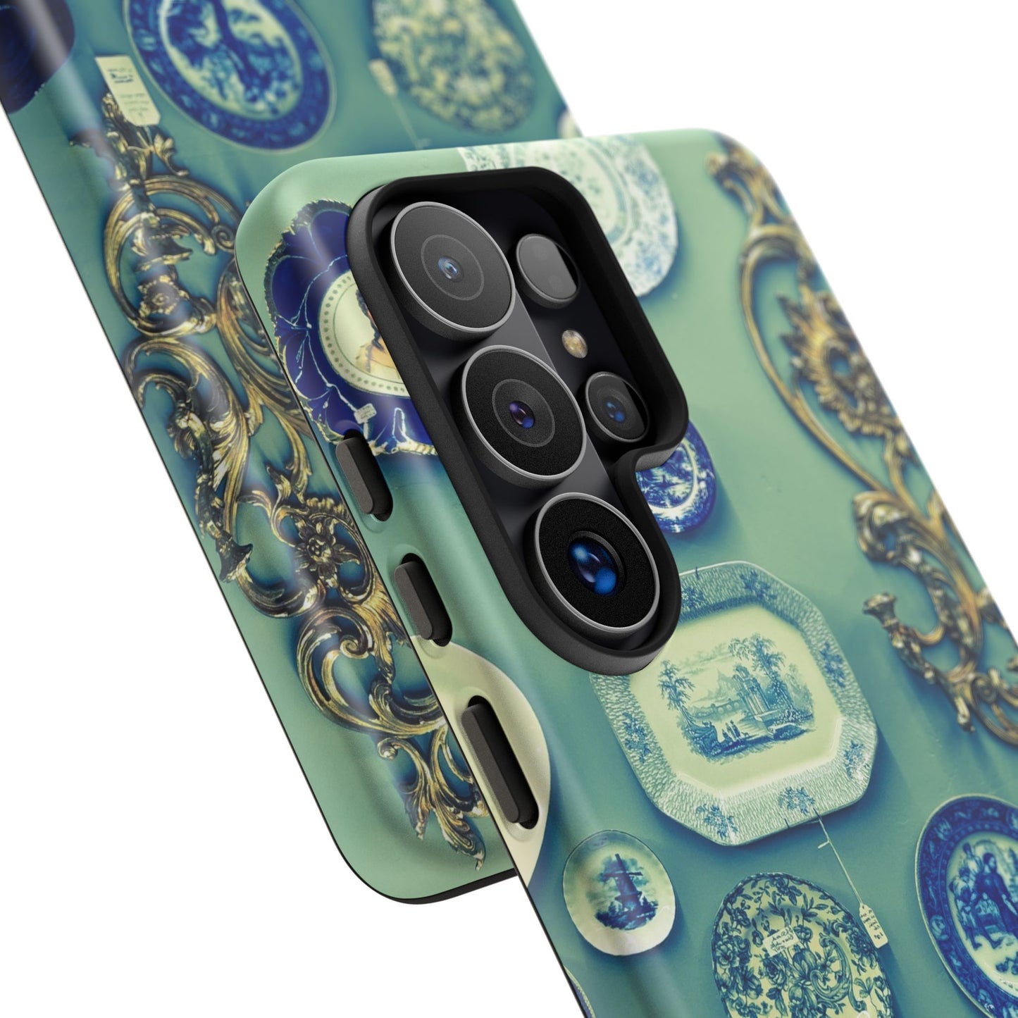 Antique Store Stairwell Phone Case--Vintage Gallery Wall Tough Case