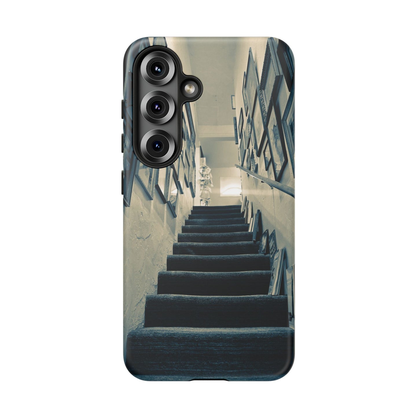 Vintage Style Tough Cases: Artistic Phone Case with Stairway Design, Unique Mobile Cover, Creative Gift for Art Lovers, Stylish Accessory