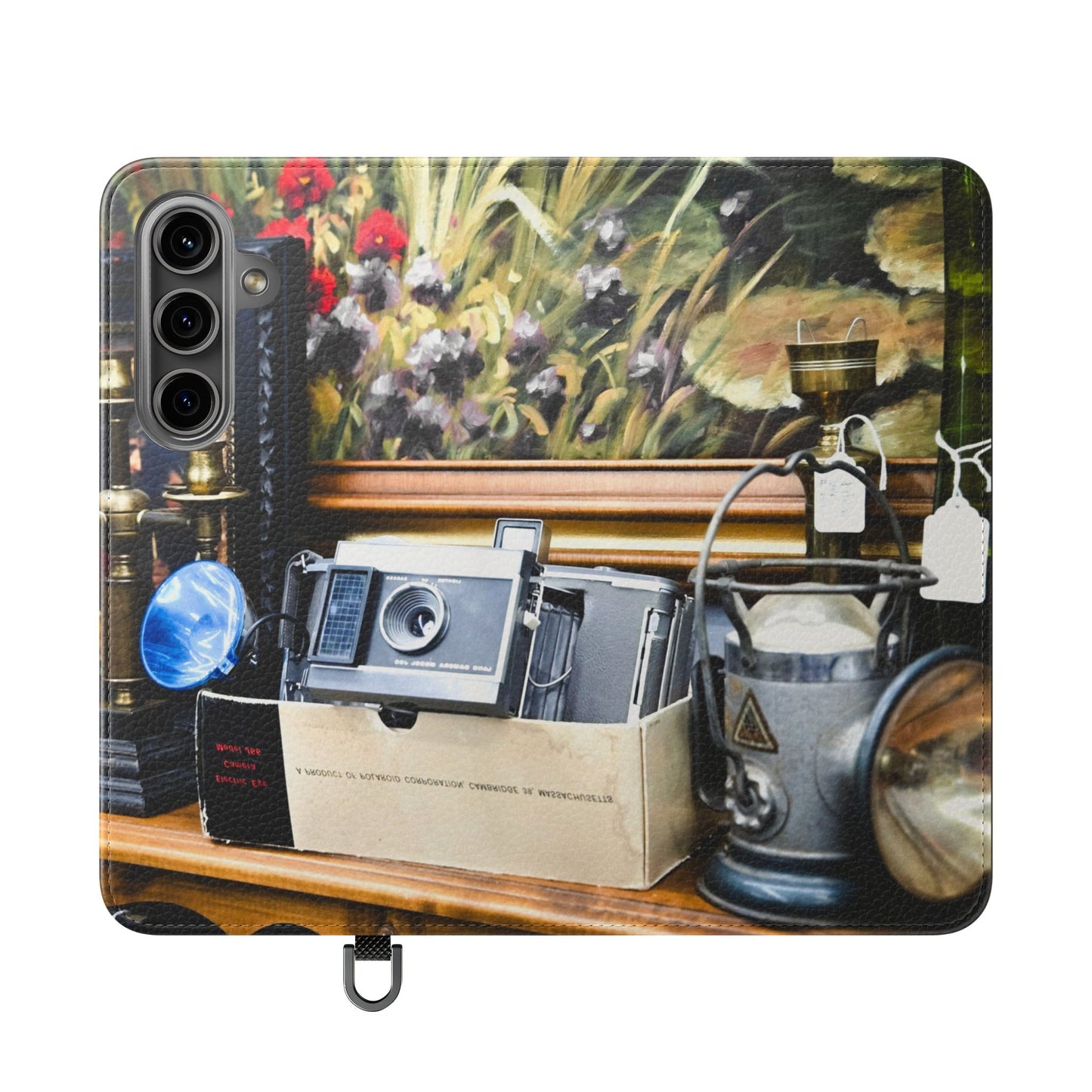 Vintage Camera Flip Case - Retro Style Phone Wallet Cover