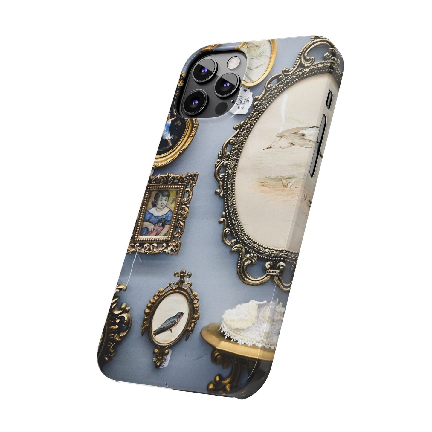 Framed Beauty Slim Phone Case – Vintage with a Twist