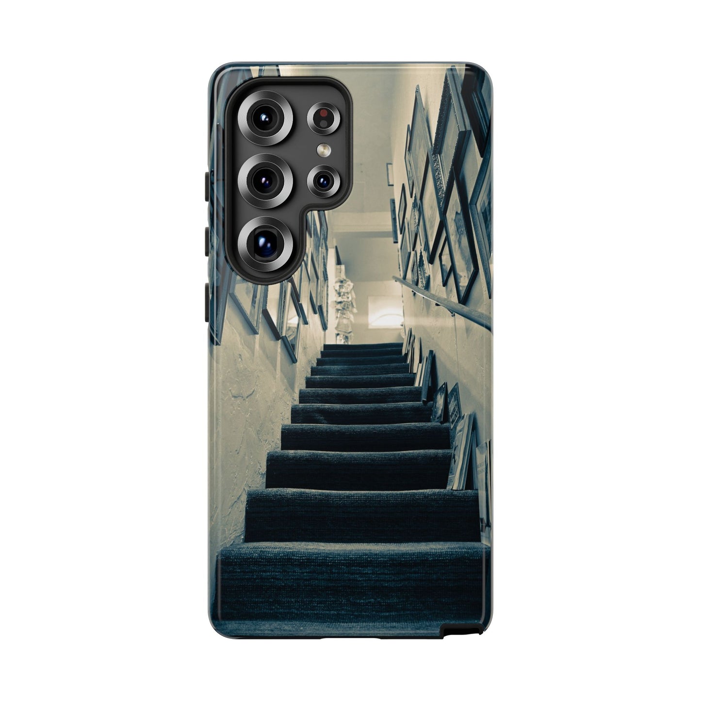Vintage Style Tough Cases: Artistic Phone Case with Stairway Design, Unique Mobile Cover, Creative Gift for Art Lovers, Stylish Accessory