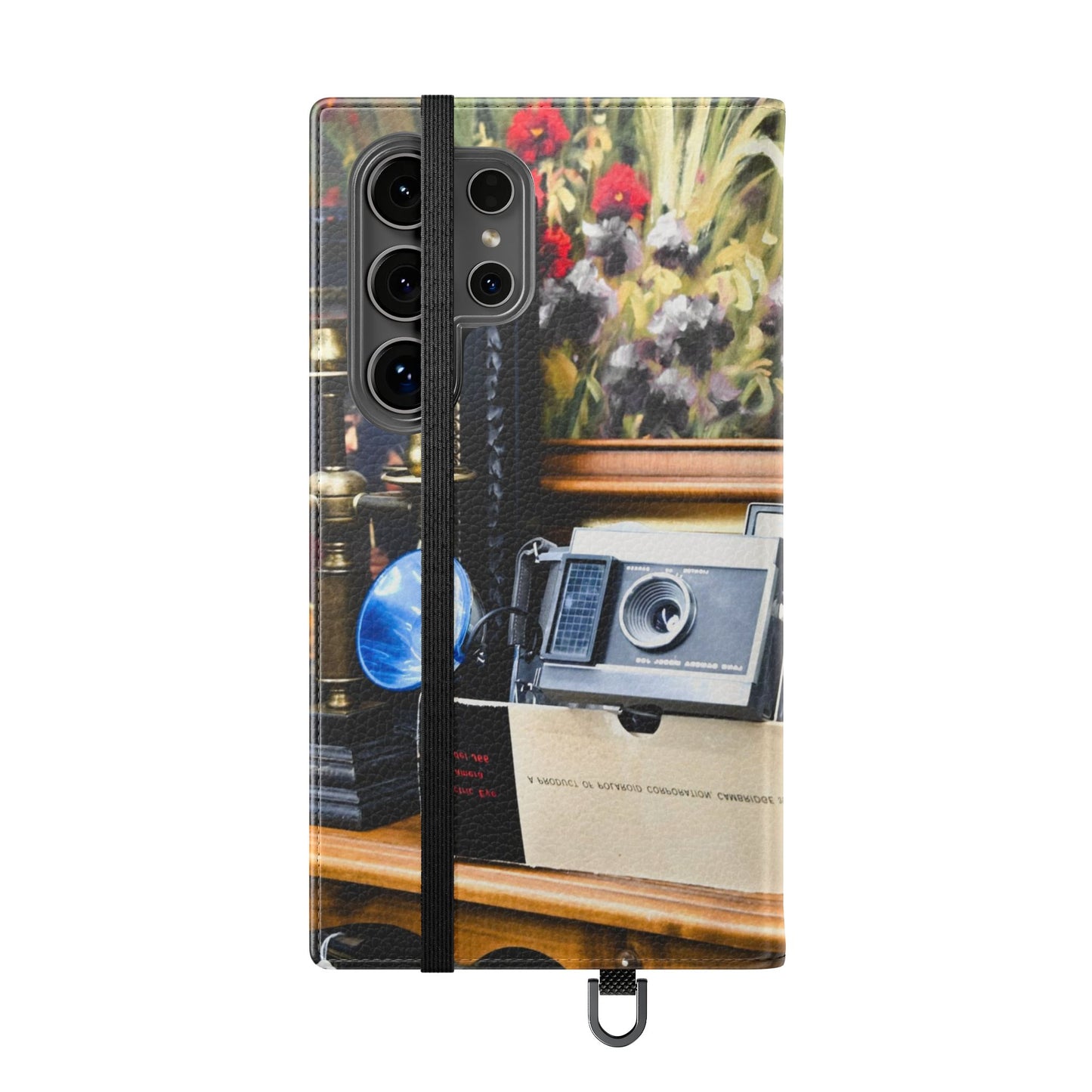 Vintage Camera Flip Case - Retro Style Phone Wallet Cover