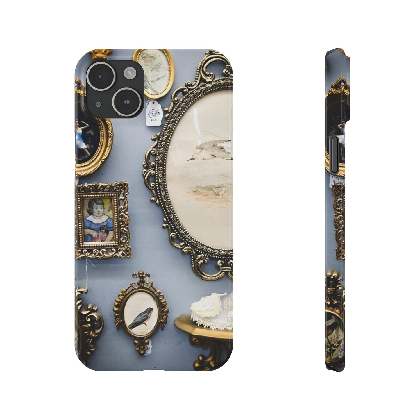 Framed Beauty Slim Phone Case – Vintage with a Twist