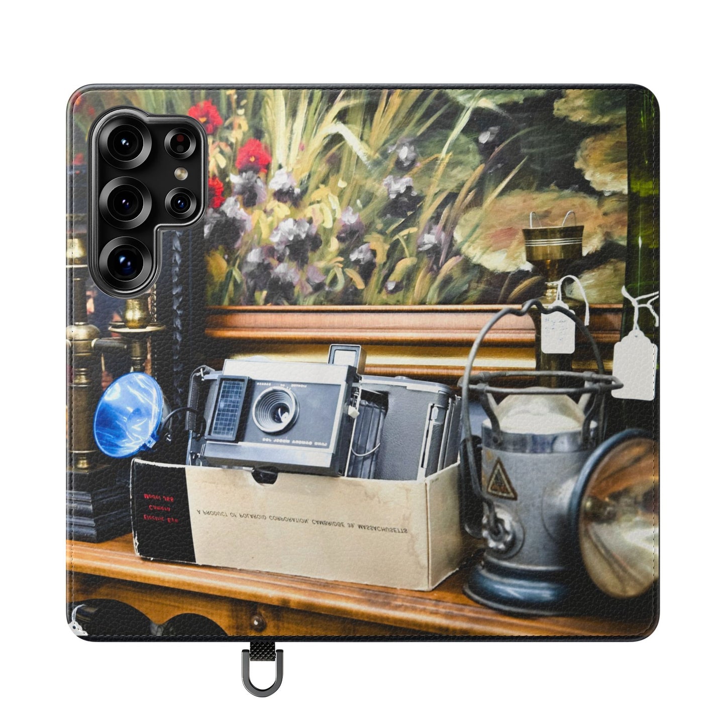 Vintage Camera Flip Case - Retro Style Phone Wallet Cover