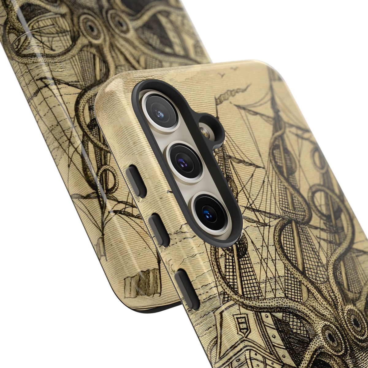 Vintage Kraken Tough Phone Case – Nautical Sea Monster Graphic