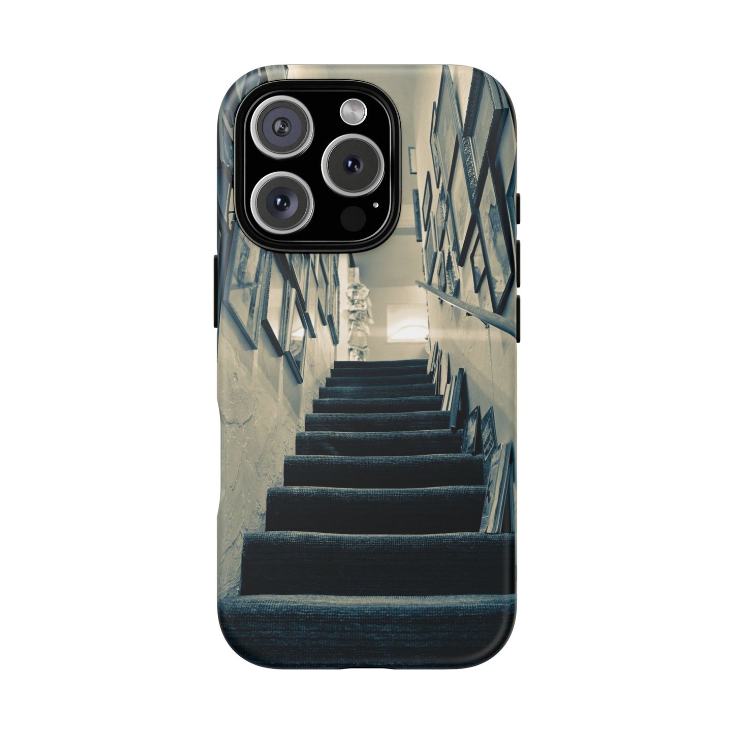 Vintage Boutique Stairway Tough Phone Case, Antique Shop Art Cover for iPhone, Samsung & Google Pixel