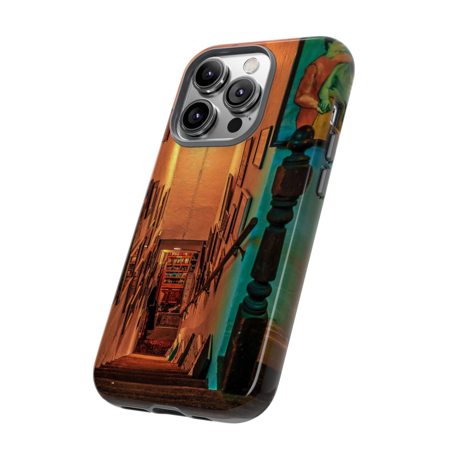 Vintage Gallery Staircase Tough Phone Case--Antique Store Art Phone Cover