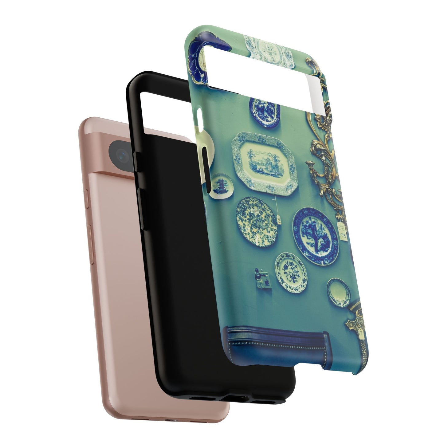 Antique Store Stairwell Phone Case--Vintage Gallery Wall Tough Case