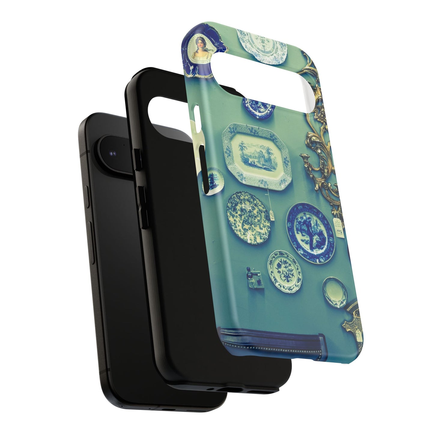 Antique Store Stairwell Phone Case--Vintage Gallery Wall Tough Case