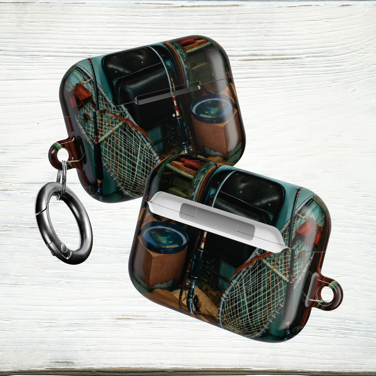 Vintage Fishing Gear AirPods & AirPods Pro Case – Outdoorsman Protective Cover