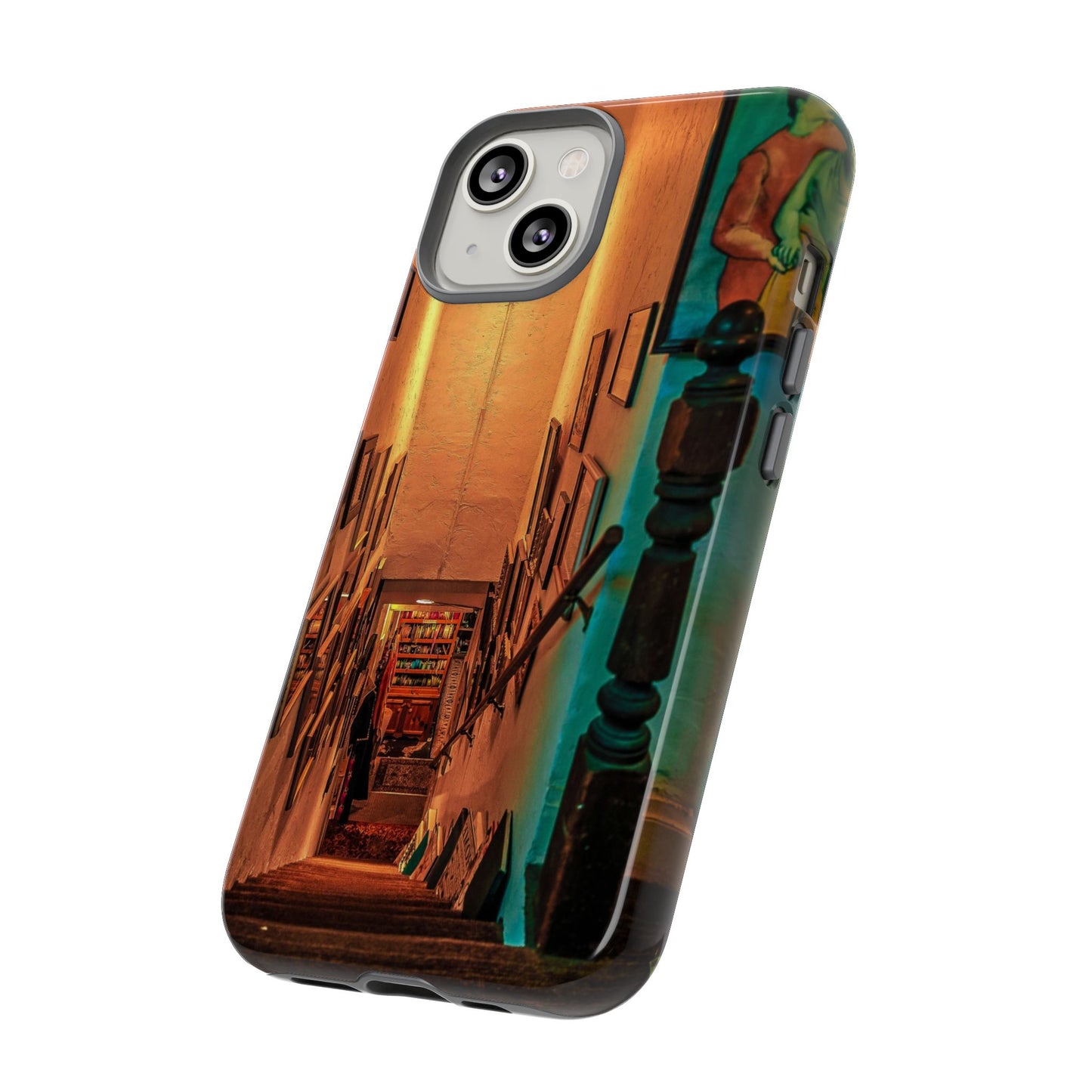 Vintage Gallery Staircase Tough Phone Case--Antique Store Art Phone Cover
