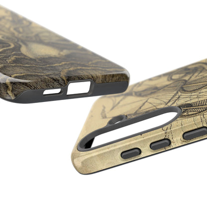 Vintage Kraken Tough Phone Case – Nautical Sea Monster Graphic