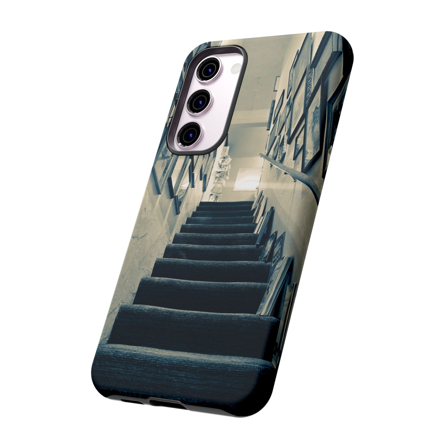 Vintage Boutique Stairway Tough Phone Case, Antique Shop Art Cover for iPhone, Samsung & Google Pixel