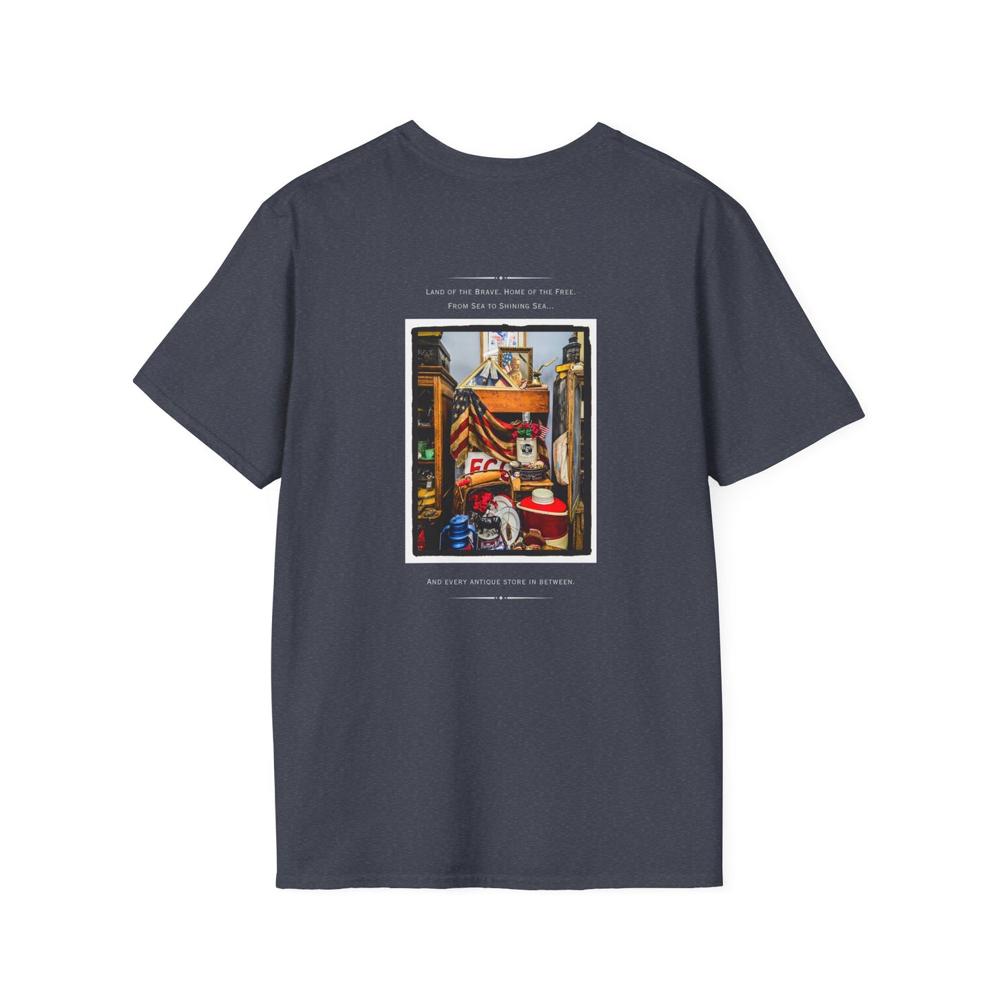 Patriotic Vintage Lover Shirt, Vibrant Unisex Softstyle T-Shirt with Artistic Design | Perfect for Casual Wear, Gifts, Festivals, and more