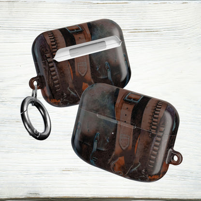 Vintage Western Leather-Look AirPods & AirPods Pro Case – Cowboy Protective Cover