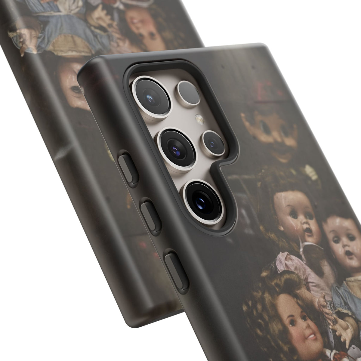 Personalized Creepy Doll Tough Phone Case – Gothic Vintage Graphic