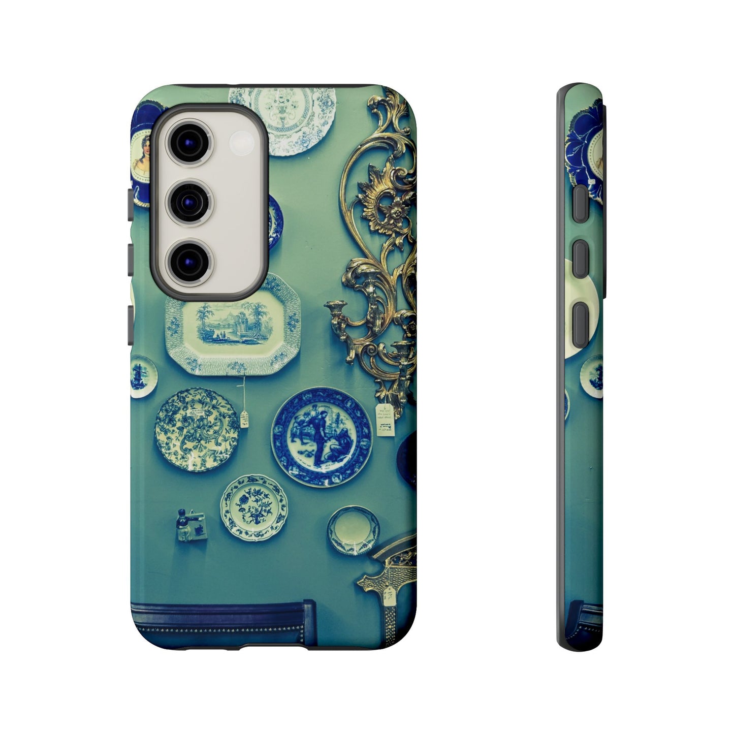 Antique Store Stairwell Phone Case--Vintage Gallery Wall Tough Case